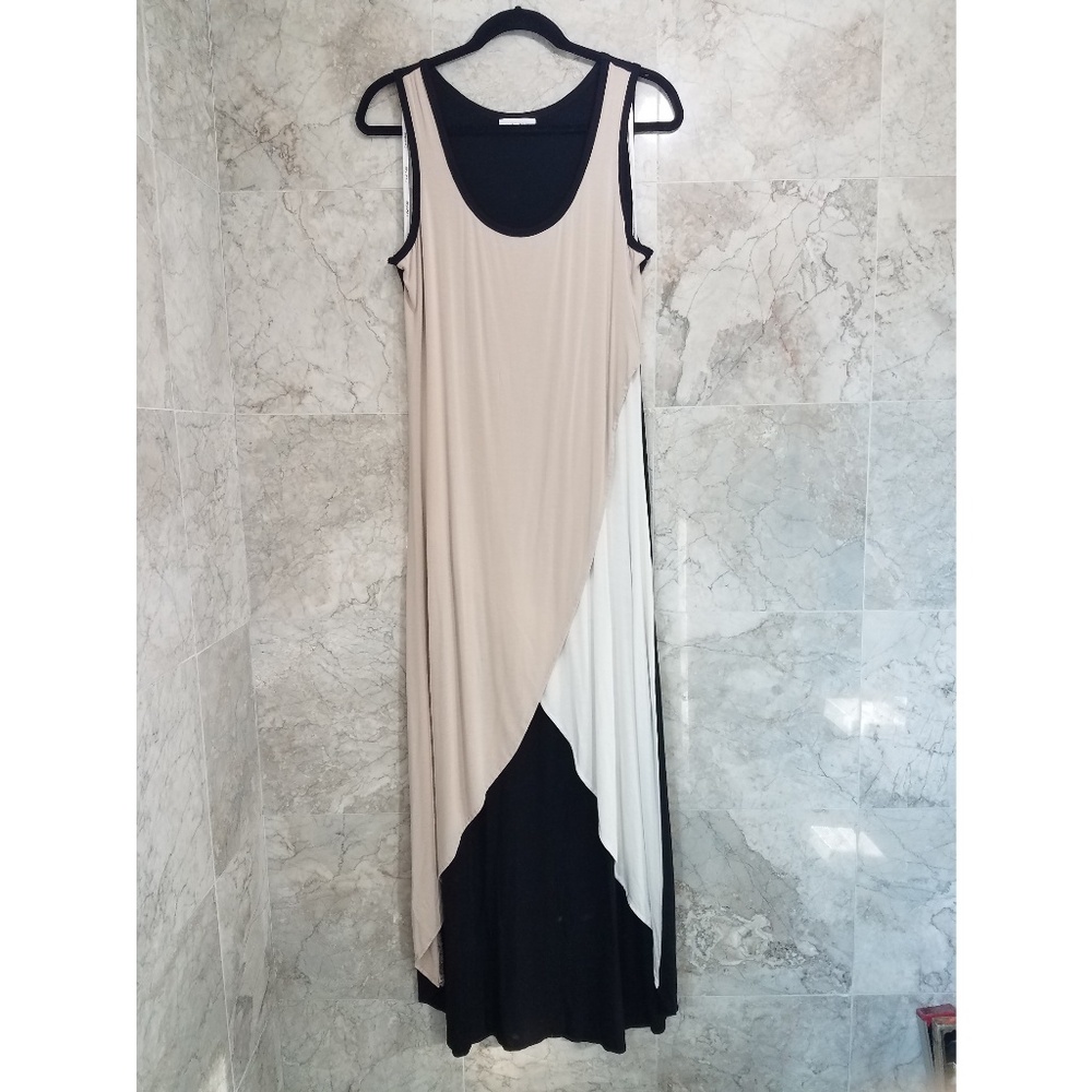 NWOT Calvin Klein Layered High-low Dress